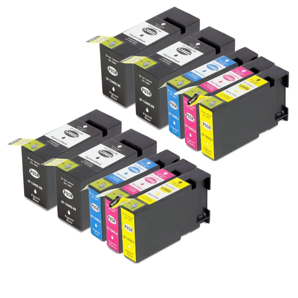 10 упаковок совместимый чернильный картридж для Canon PGI 1200XL 1200 XL MAXIFY MB2720 MB2320 MB2020 MB2050