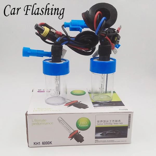 2 шт. Ксенон H7 AC 55W тонкий металлический балласт комплект HID ксеноновая фара Лампа
