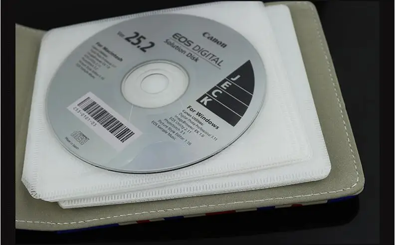 Raoping 1 шт. автомобиля сумка для хранения CD Box Кожа DVD чехол держатель Организатор 20