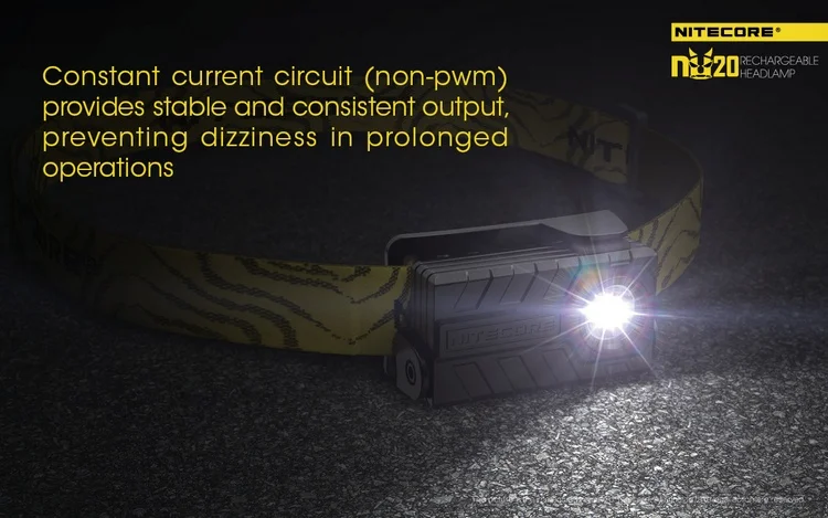 Nitecore NU20 360 люмен встроенный литий-ионный аккумулятор CREE XP-G2 S3 светодиодный налобный фонарь для прогулок и кемпинга