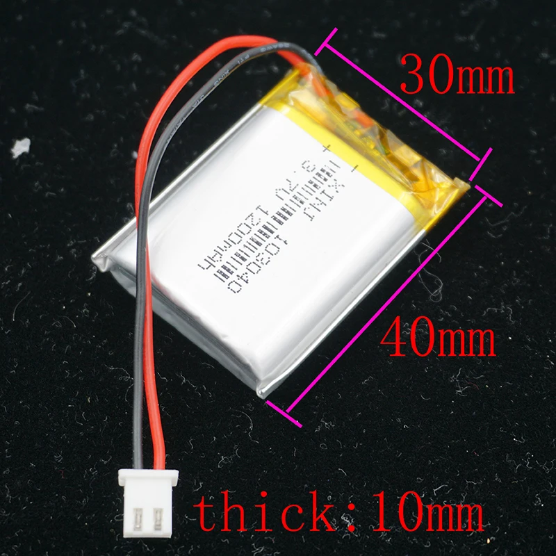 XINJ 3 7 V 1200 mAh Li Po мобильный телефон с полимерным аккумулятором 2pin JST PH 2 54 мм разъем