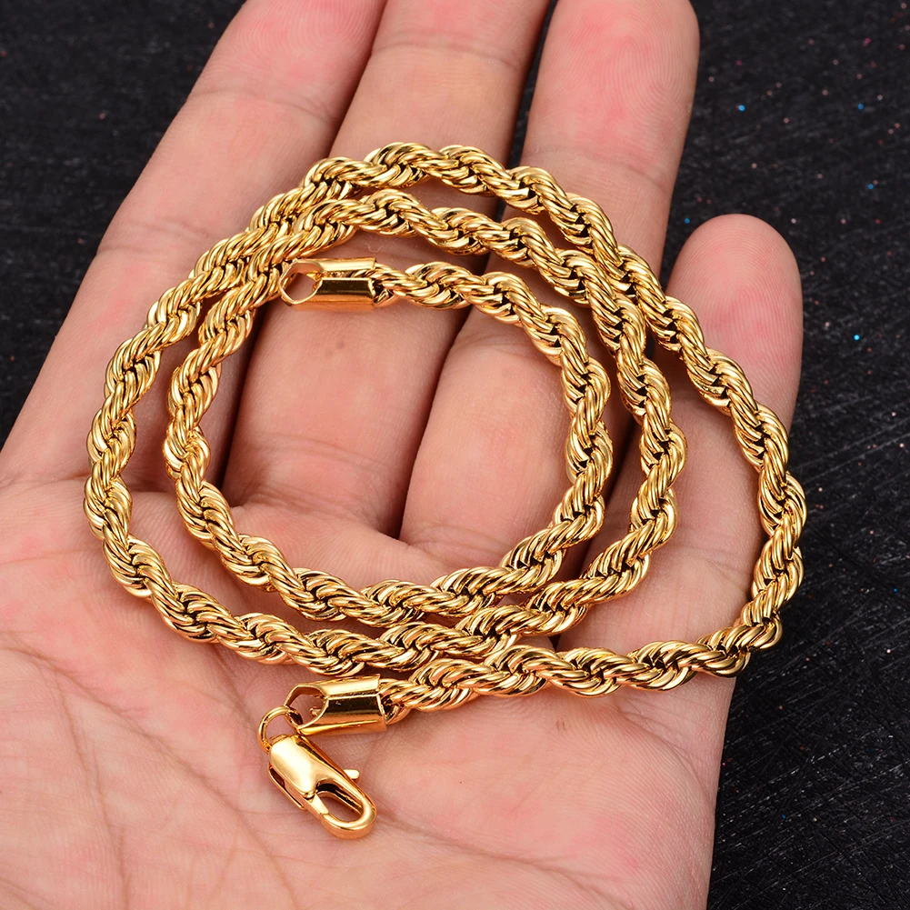 WANDO классическое ожерелье для мужчин цепь Эфиопии модные ювелирные изделия из