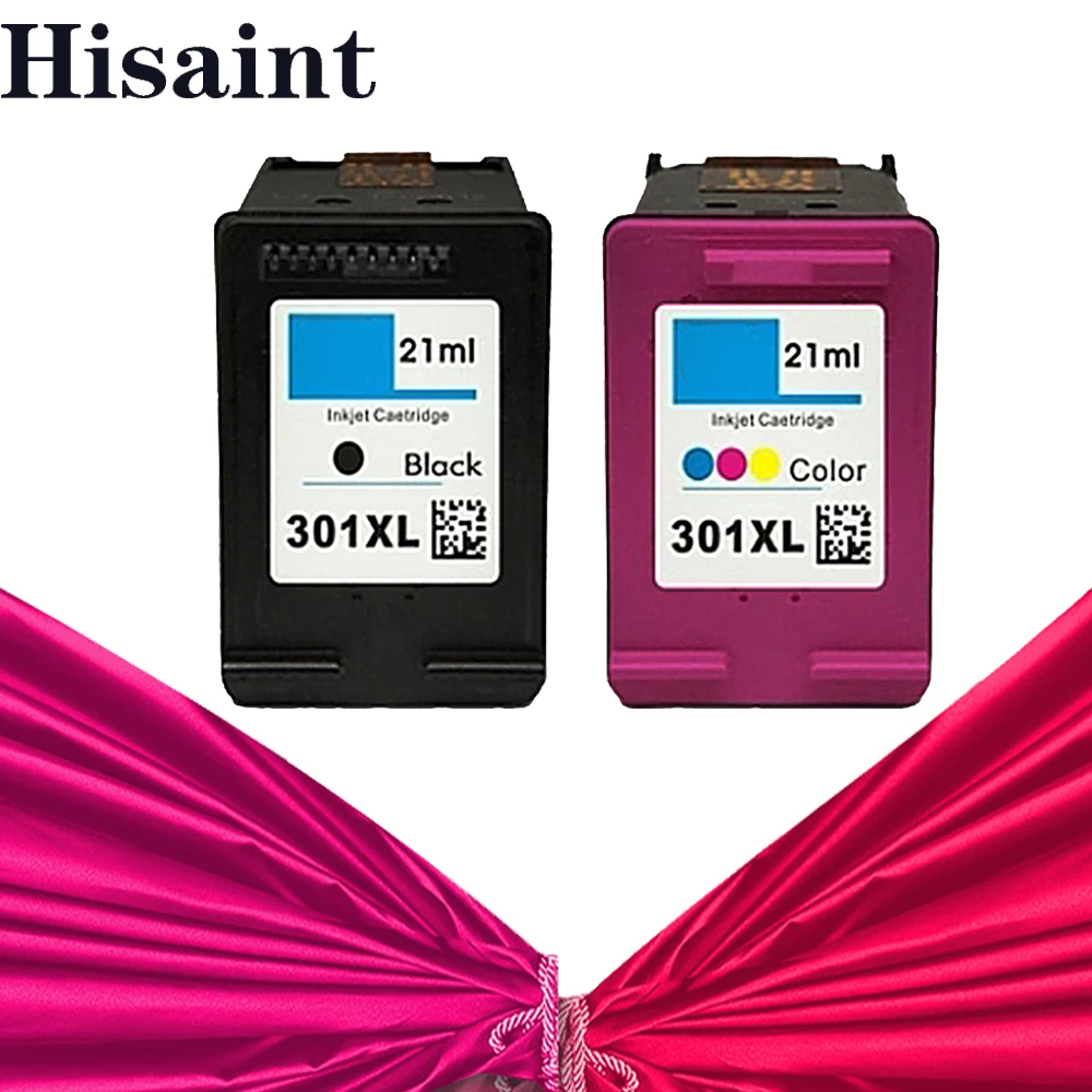 Чернильный картридж hisaint для HP 301 XL принтера Deskjet 1000 1050 1051 1055 2000 2050 3000 3050 3051|ink cartridge|hp