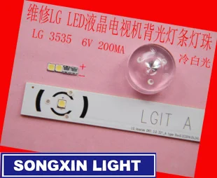 110 шт Обслуживание LG led LCD TV подсветка полосы света с 3535 SMD светодиодные бусины 6V|led