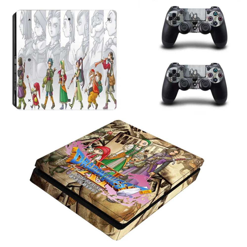 ИГРЫ Dragon Quest PS4 тонкий переводная картинка наклейка для Sony PlayStation 4 консоли и 2