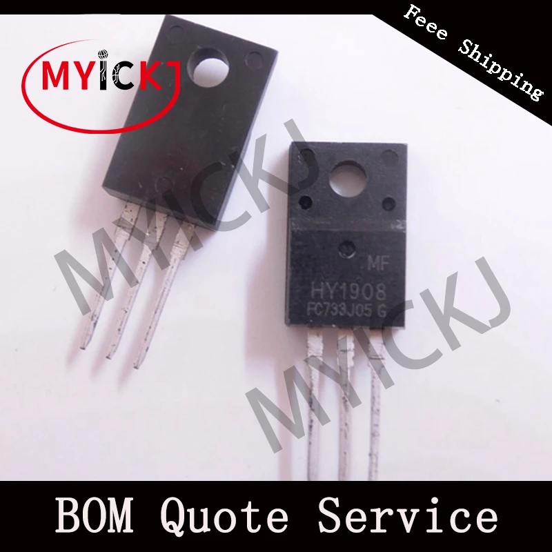 5 шт. HY1908 один N-Channel расширенный режим MOSFET HY1908C2 IC-CHIP TO-220F | Лампы и освещение