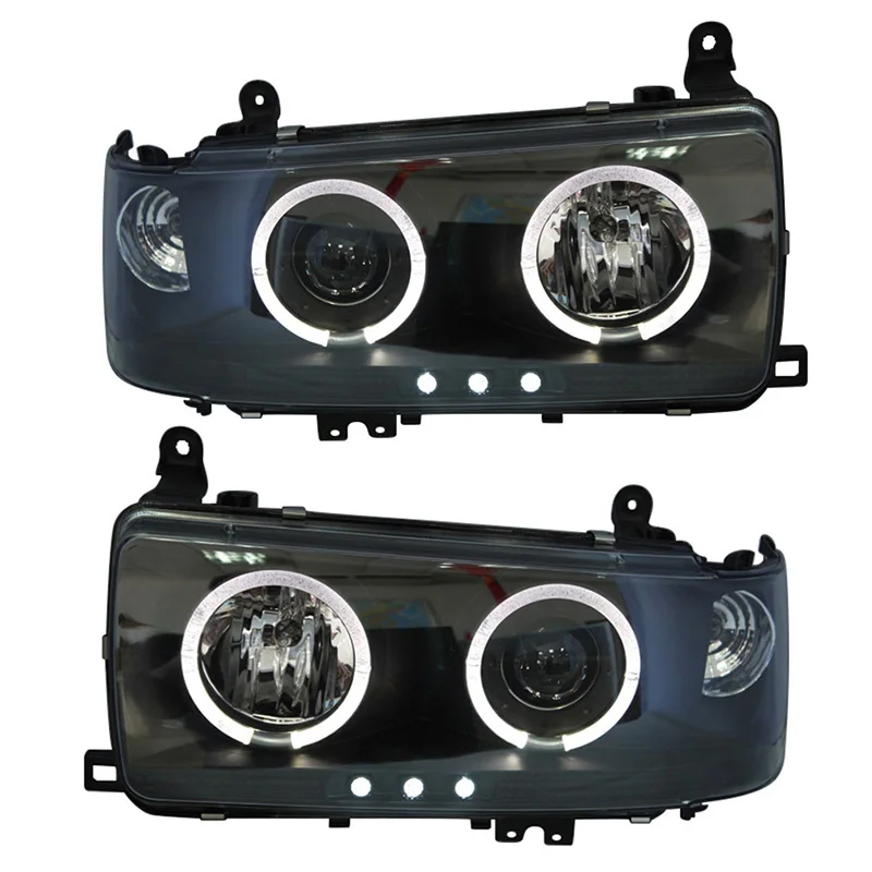 Фара для Land Cruiser FJ80 1989 1997 черная|headlights for|headlight 7land cruiser headlight |