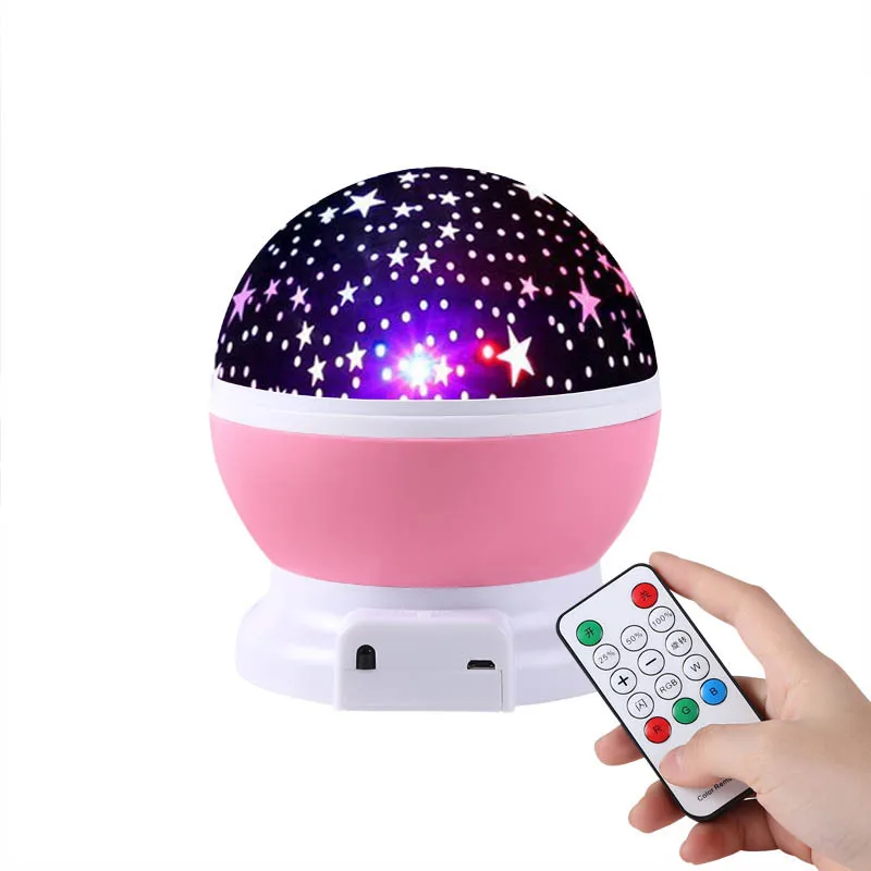 Starry Sky Pink Светодиодный ночник проекционная лампа Романтический Звездное небо люминесцентные игрушки Батарея зарядка через usb Bluetooth звук игрушка-ночник - Цвет: Starry Sky Pink