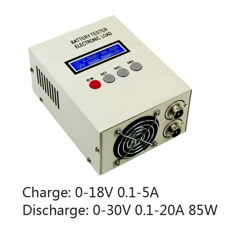 Тестер емкости литиевых свинцово-кислотных аккумуляторов 30 в 20 А 85 Вт тест на