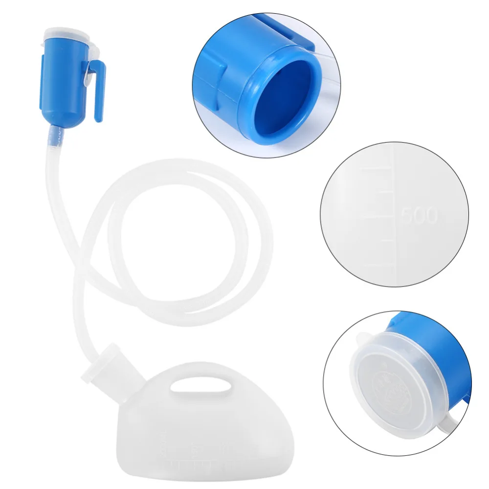 2000 мл дорожный горшок для детей Герметичный портативный мочи бутылка со шлангом