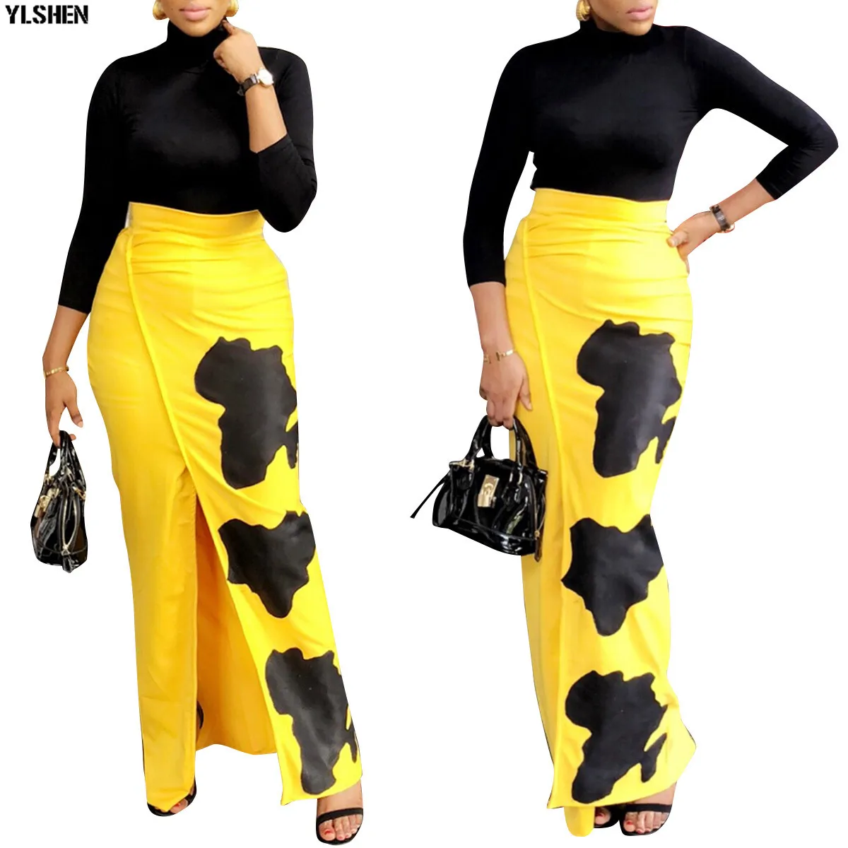 Африканская юбка с принтом новинка 2019 африканские платья для женщин модные юбки