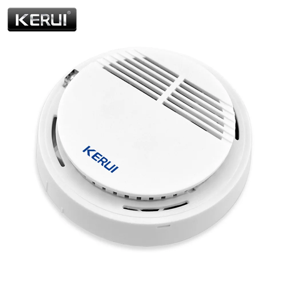 KERUI Беспроводной дыма 85db дыма/Сенсор противопожарной защиты охранной