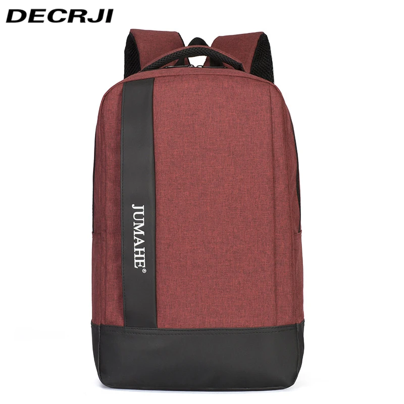 

DECRJI Large Capacity Oxford Men Backpacks High Quality School Bags For Teenagers Fashion Male Travel Backpack Bolsa Masculina