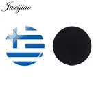 Стеклянный кабошон JWEIJIAO, 25 мм, изображения греческого флага, флаг мира, стеклянная зеркальная магнитная наклейка сделай сам, настройки магнитного основания холодильника FG35