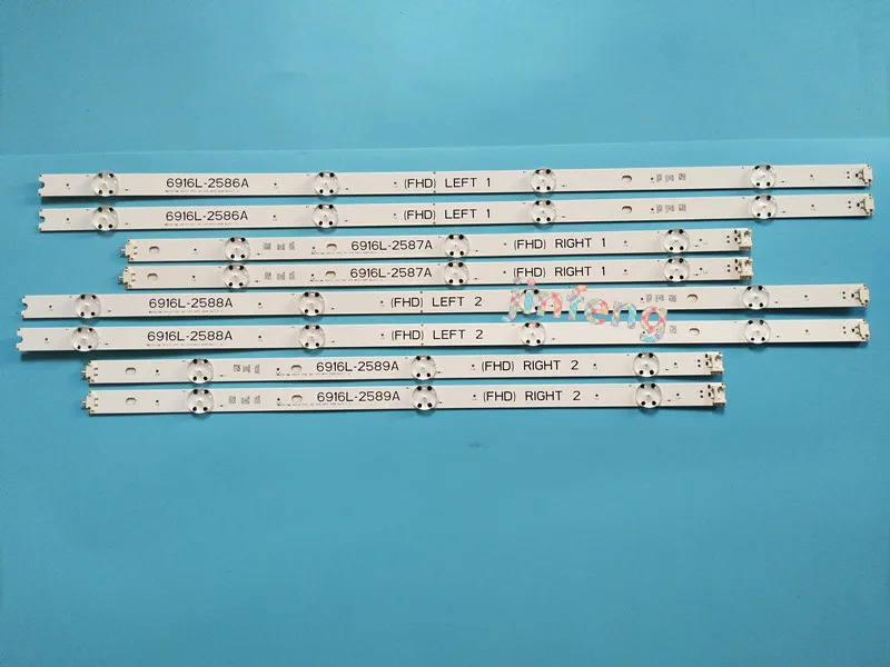 Светодиодная лента для подсветки 6916L 2586A 2587A 2588A 2589A LC490DUE FJ M1 49LH604V новинка 100%