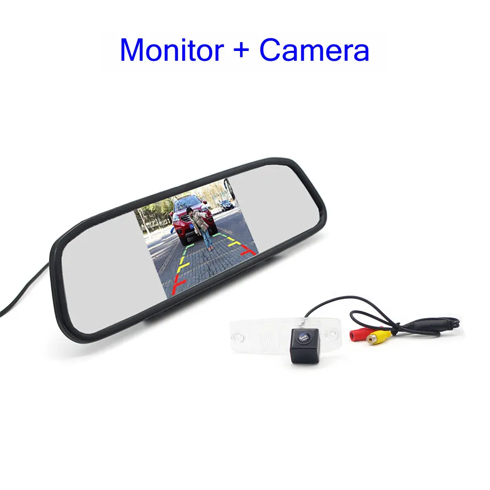 Camera and Monitor 4," монитор зеркала автомобиля+ камера заднего вида для hyundai Kia Sportage R Carens Borrego Sorento Opirus Mohave K3 Ceed Mohave - Название цвета: Camera and Monitor