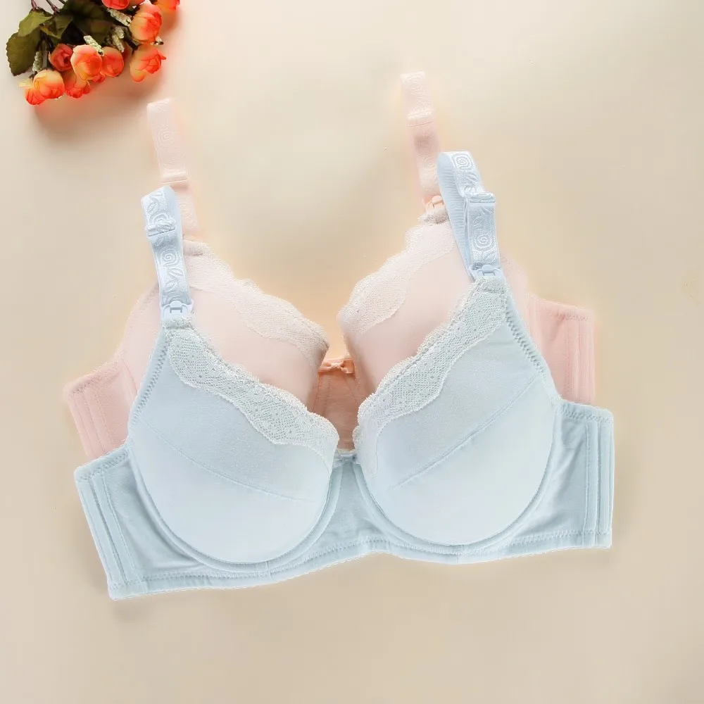 HAPPYPLUS розовый синий бюстгальтер 38C/40C/42C для беременных кормящих матерей нижнее