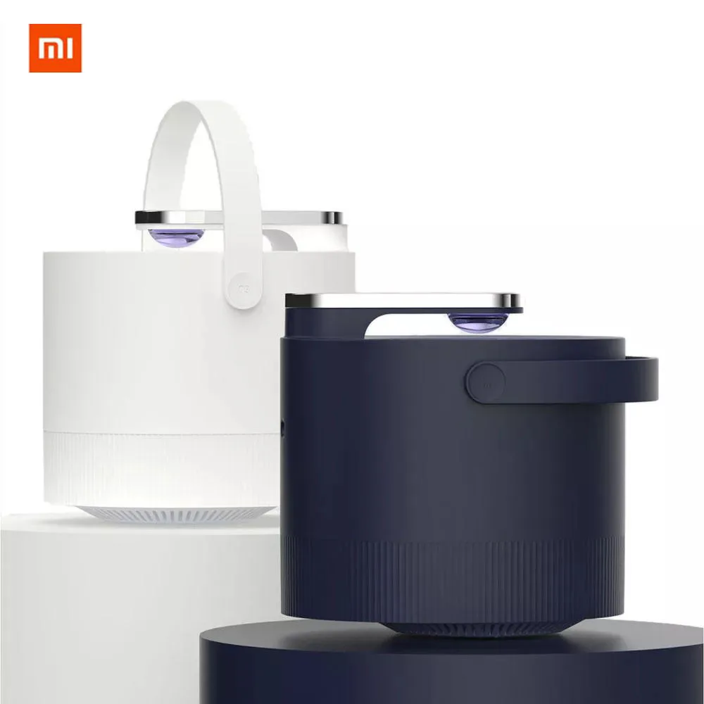 Новейший Xiaomi Mijia USB Электрический фотокаталитический репеллент против комаров убийца насекомых лампа ловушка УФ умный светильник