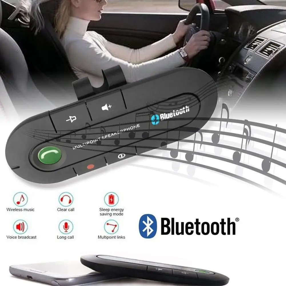Автомобильный комплект громкой связи с Bluetooth беспроводной fm динамик для телефона