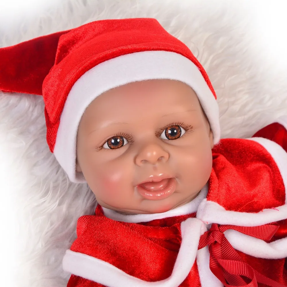 

KEIUMI 17inch Newborn Full Silicone Boneca Reborn Doll Magnetic Pacifier bebe Reborn Baby Doll Christmas Toys for Girls 42cm