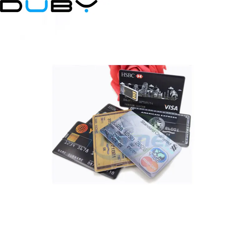 Лидер продаж USB флеш-накопитель в форме банковской кредитной карты 8 ГБ 16 32 64