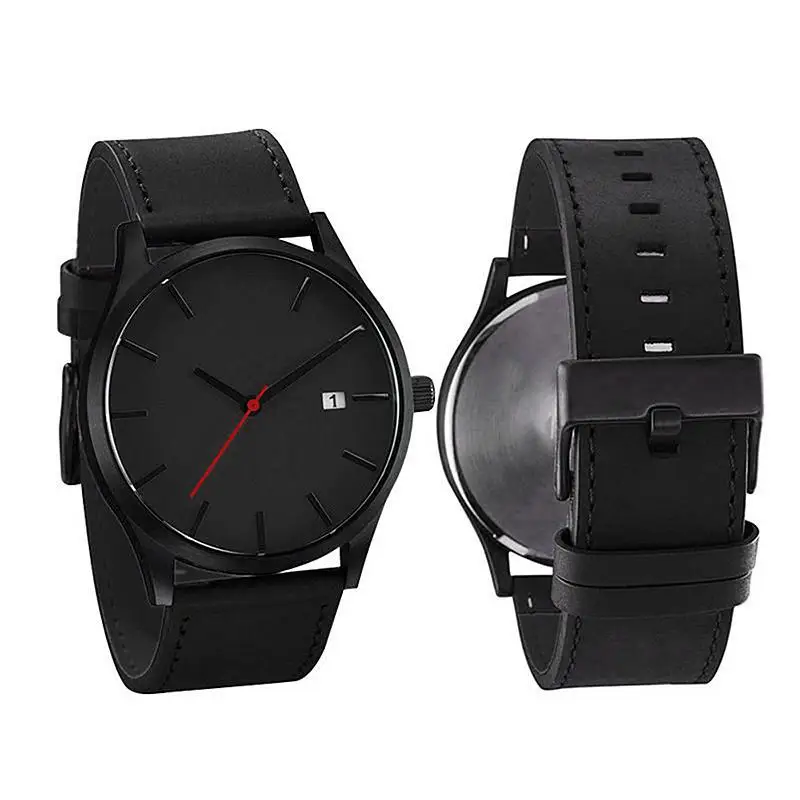LinTimes Reloj 2020 большой циферблат военные кварцевые мужские часы кожа спортивные