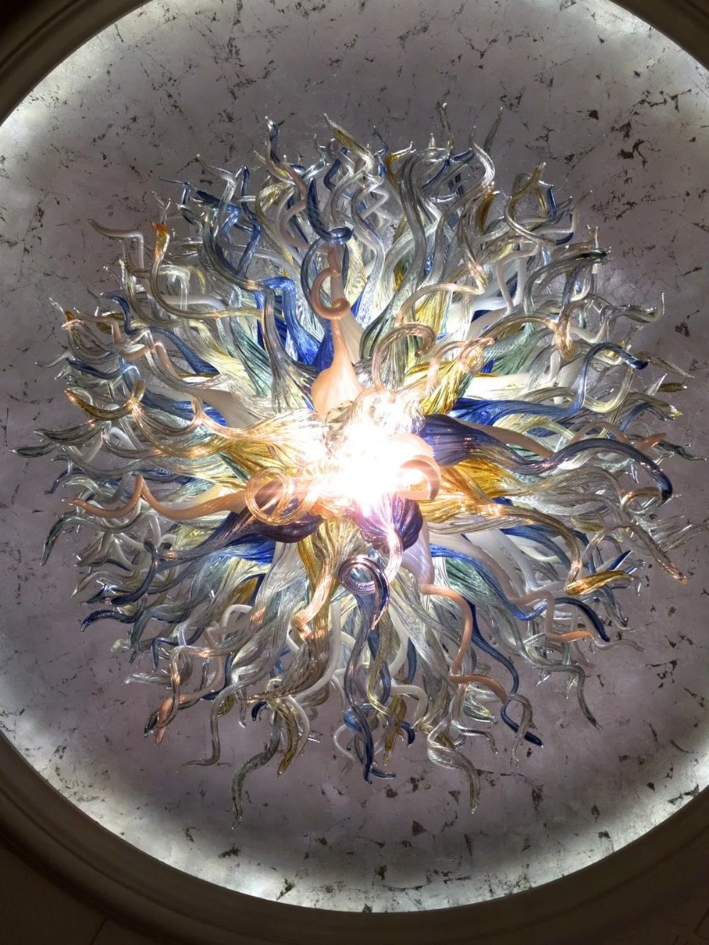 

Free Shipping High Ceiling European AC LED Murano Glass Chandelier
