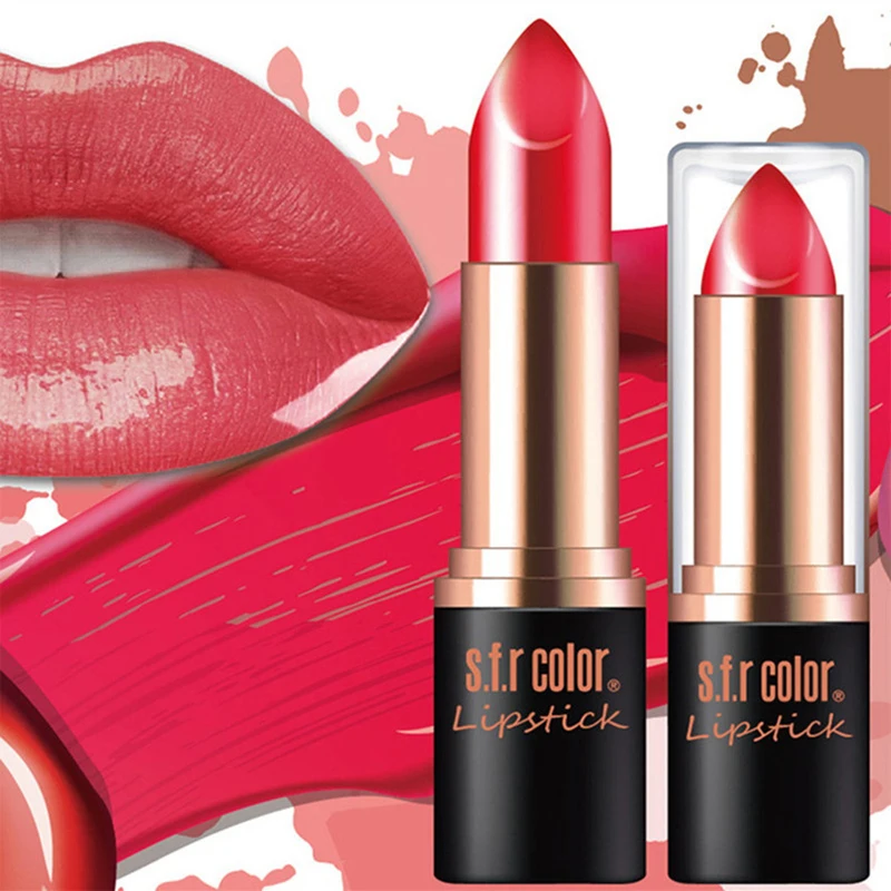 New Matte Lipstick 12color Easy To Wear Waterproof Long-lasting Matte Lip Gloss Lipstick Lady Sexy Lipstick Lip Balm TSLM2
