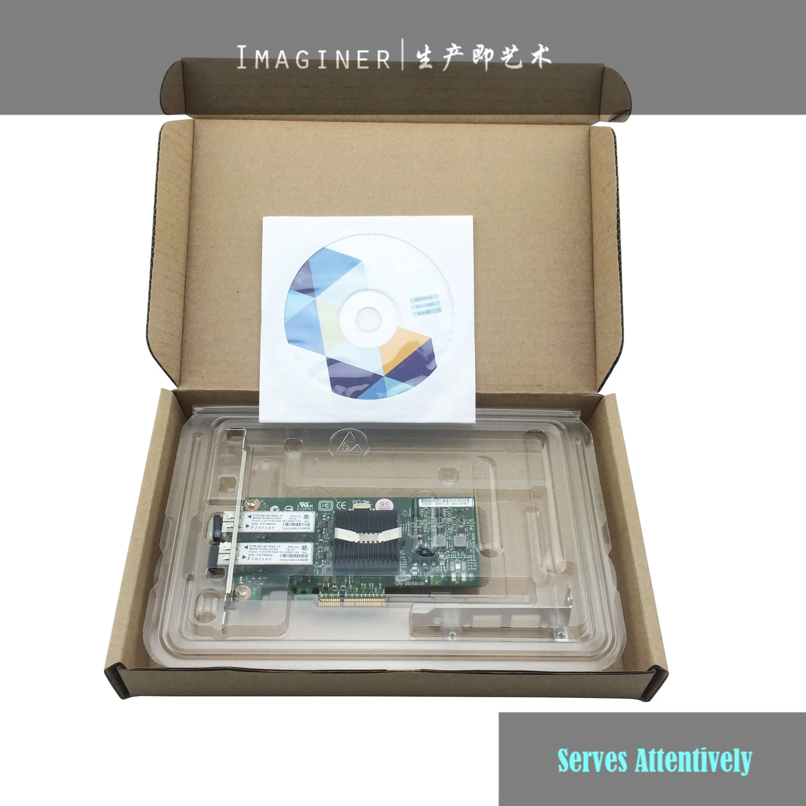 Высококачественный чип PCI-E Gigabit Ethernet Серверная сетевая карта at9402pf 82571EB Проводная
