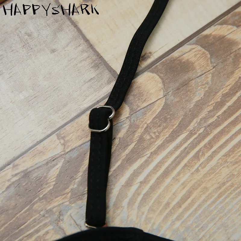 Женский комплект бикини HAPPYSHARK летний купальник с коротким рукавом и завязкой