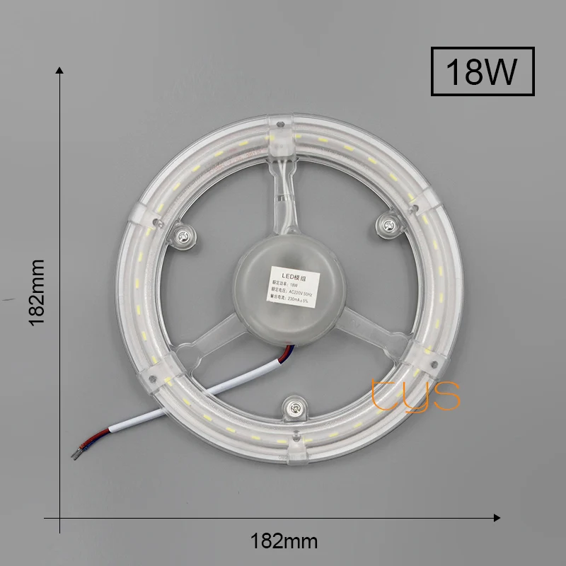 Светодио дный потолочный светильник 5730SMD 12 Вт 18 24 светодио лампа Осьминог Light 220 В