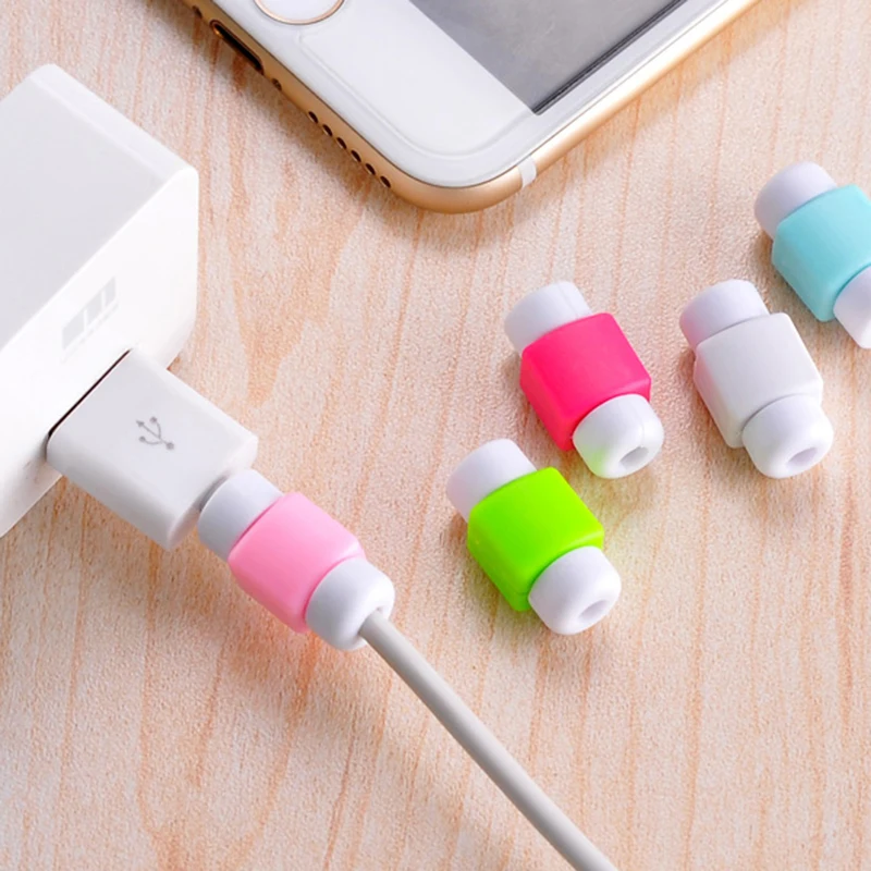 10 шт. протектор USB кабеля для наушников пластиковый шнур защита провода намотка