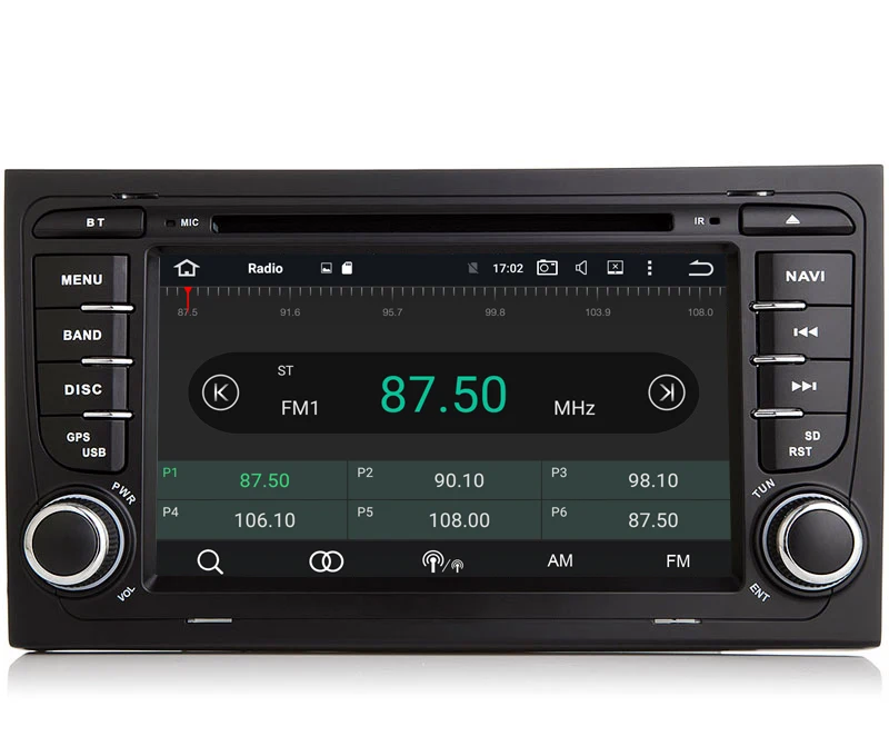 Восьмиядерный 2G RAM 32G ROM Android 6 0 Автомобильная навигационная система GPS DVD плеер