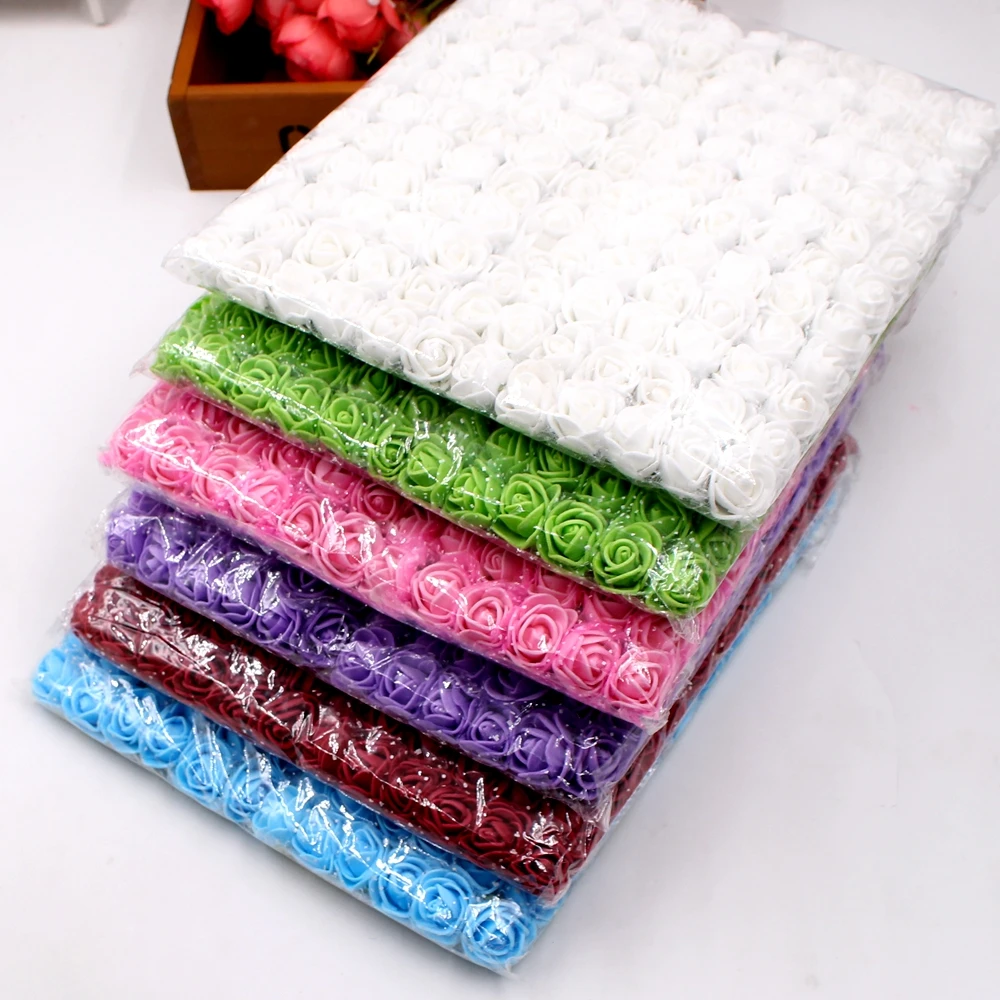 144 шт пенопластовые кружева розы ручной работы искусственный цветок свадебное