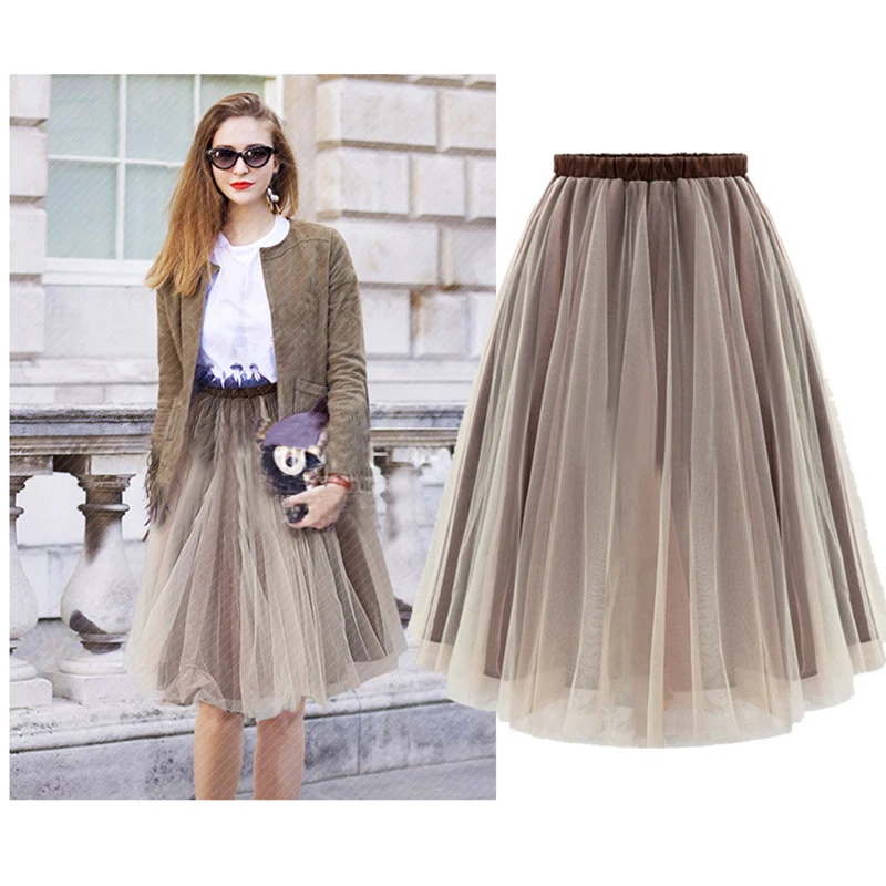 Женская юбка в европейском стиле 2017 прозрачные ажурные сексуальные сетчатые