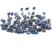 blue ab 50pcs 24mm crystal beads austria crystal square shape charm glass loose beads diy hand woven