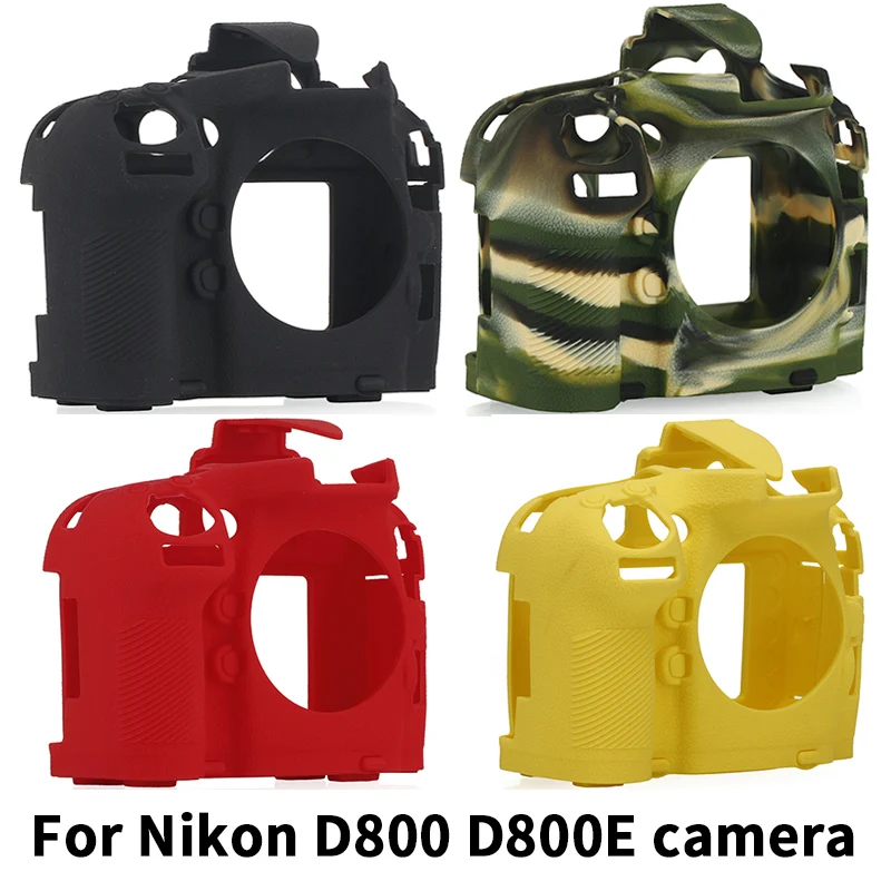 Qeento D800 SLR силиконовая сумка легкая для камеры чехол Nikon D800E черный камуфляжный