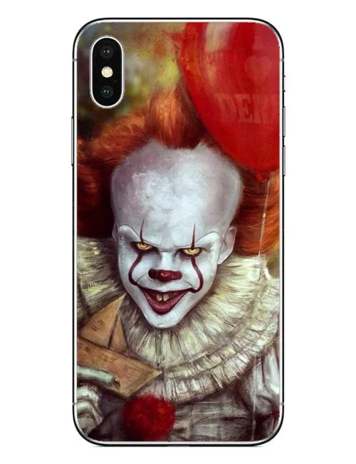 Чехол для телефона клоун ужас жесткий пластиковый чехол iPhone 5 5S SE 6 6s плюс 7 Plus 8