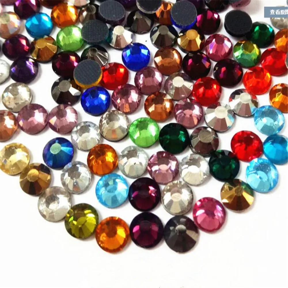 SS6 Various Color 1440PCS/Lot DMC Crystal Rhinestones DIY Loose HotFix Rhinestone Iron-on For Garment Decoration | Дом и сад