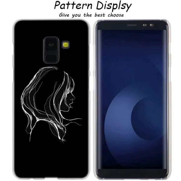 015 MLLSE абстрактные линии уход за кожей лица искусство темно Модный чехол для Samsung Галактики A6 A8 плюс A9 A7 A5 A6S A9Star Note9 8 5 - Цвет: 015