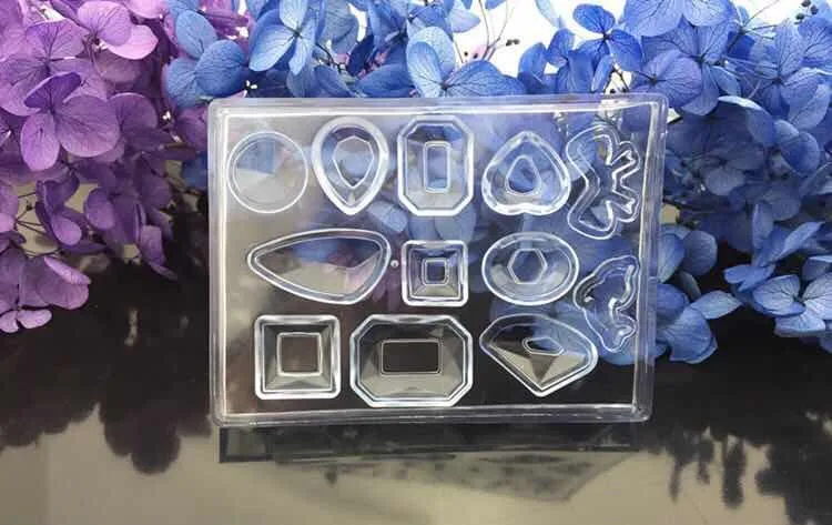 1 шт. Алмазное зеркало с дельфином из силиконовой смолы для самостоятельного