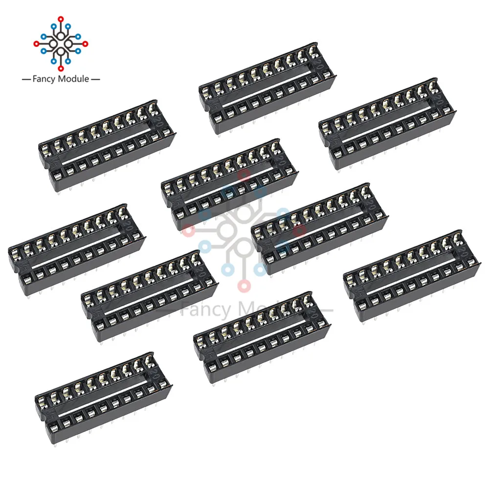 

10 шт. 20-контактный переходник для разъемов DIP IC под пайку
