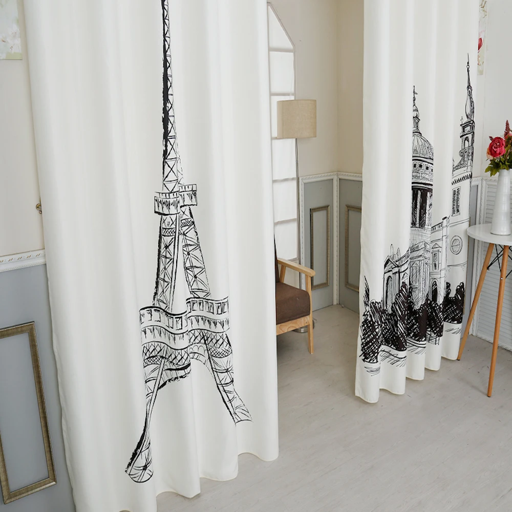 Выполненная на заказ 2х Люминесцентная занавеска окно для гостиной тюль