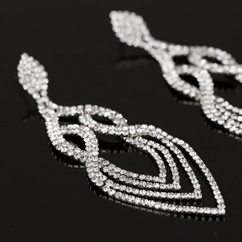 Женские серьги с австрийским кристаллом YFJEWE модные свадебные аксессуары