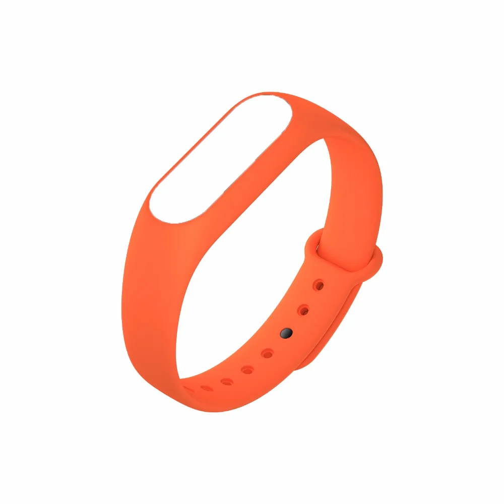 Оригинальный ремешок для Xiaomi mi band 2 Силиконовый цветной браслет Mi Band