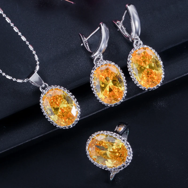 CWWZircons круглые фиолетовые розовые женские ювелирные изделия с кристаллами Anstrian из стерлингового серебра 925 модные ювелирные наборы рождественские подарки T271