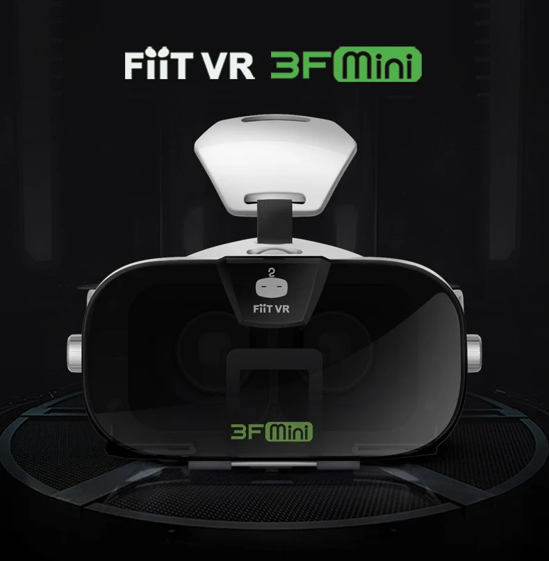 Fiit VR 3F мини-коробка 3D шлем виртуальной реальности очки виртуальной реальности 2,0 gafas 3D VR очки картон VR гарнитура для 4,0-6,3 дюймов смартфон