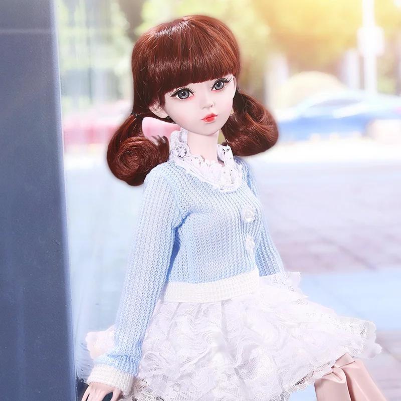 Оригинальная ручная работа 1/3 Bjd кукла полный комплект большой 60 см Модная