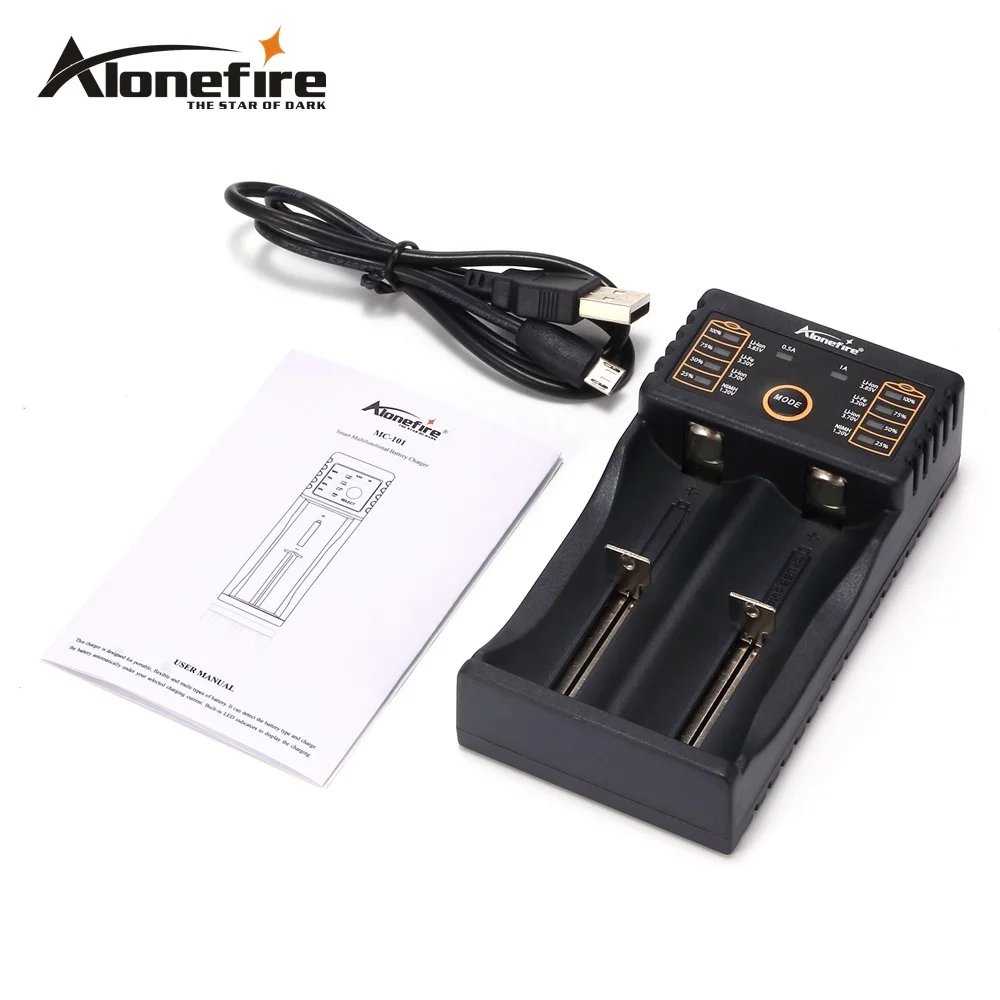 Зарядное устройство Alonefire MC202 18650 1 2 в 3 7 85 В AA/AAA 18350 26650 14500 16340 NiMH литиевая батарея