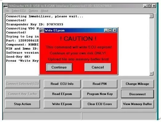 VAG TACHO USB5.0 ECU диагностический кабель Vagtacho 5,0 сканер Obdii Obd2 ECU чип тюнинговый инструмент с Usb ключом Pin код